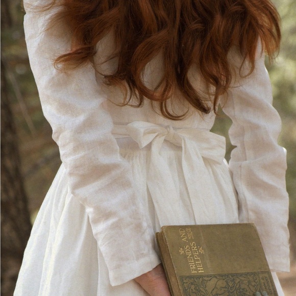 Handmade Linen Cottagecore Dress - Picture 2 of 12